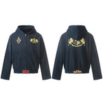 6189330222324,6189330222325,6189330222326,6189330222327, Distressed Graphic Zip-Up Hooded Sweatshirt