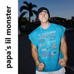 6262511642232,6262511642233,6262511642234, Distressed Heavyweight Cotton Graphic Sleeveless Vest