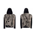 5928970781878,5928970781879,5928970781880, Distressed Hooded Two-Piece Knit Sweater