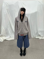 Distressed Knee-Length Logging Work Pants 5