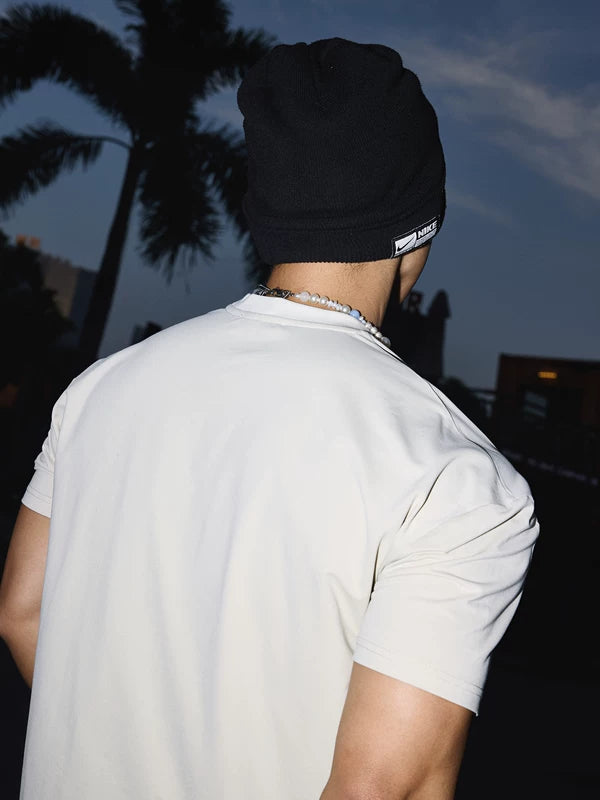 Distressed Letter Print Casual T-Shirt 4