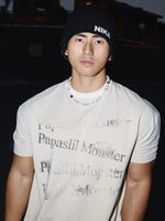 Distressed Letter Print Casual T-Shirt 5