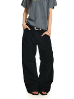 Distressed Loose Straight-Leg Cargo Pants 4