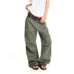 6248009019758,6248009019759,6248009019760,6248009019761,6248009019762, Distressed Loose Straight-Leg Cargo Pants