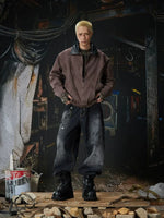 Distressed Loose Straight Leg Denim Pants 5