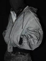 Distressed Oversized MA-1 Bomber Jacket 4