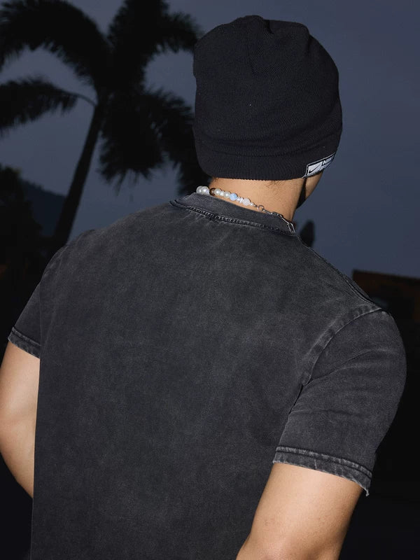 Distressed Panther Print Short-Sleeve T-Shirt 4