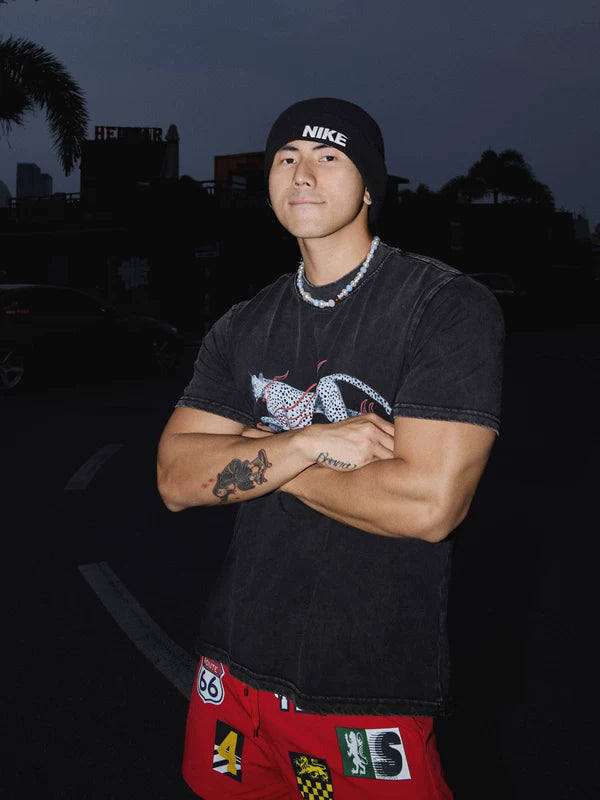 Distressed Panther Print Short-Sleeve T-Shirt 5