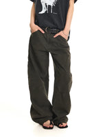 Distressed Patchwork Cargo Pants 2