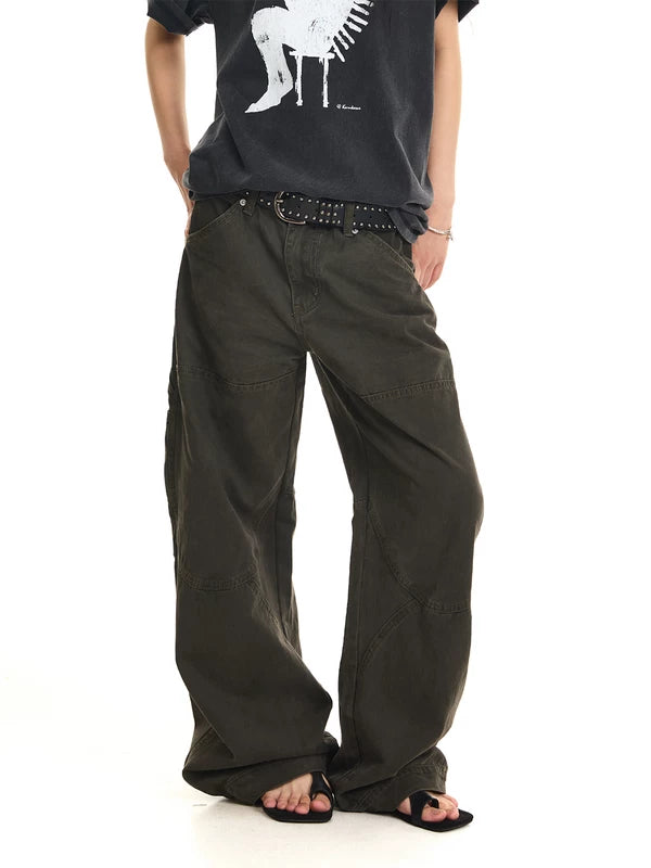 Distressed Patchwork Cargo Pants 3