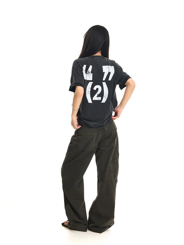 Distressed Patchwork Cargo Pants 5