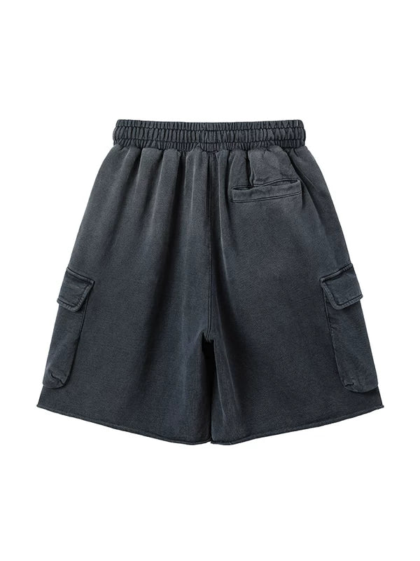 Distressed Pocket Cargo Shorts 2