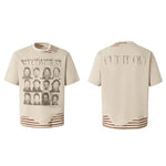 6042288396506,6042288396507,6042288396508,6208289122168, Distressed Portrait Graphic Oversized T-Shirt
