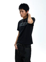 Distressed Print Boxy Fit T-Shirt 2