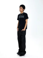 Distressed Print Boxy Fit T-Shirt 4