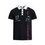 6094809204800,6094809204801,6094809204802,6094809204803, Distressed Print Cotton Polo Shirt