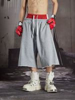 Distressed Print Loose Fit Sweatpants 5
