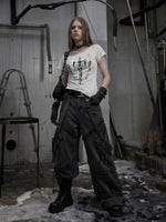Distressed Print Slim Fit Cotton T-Shirt 4