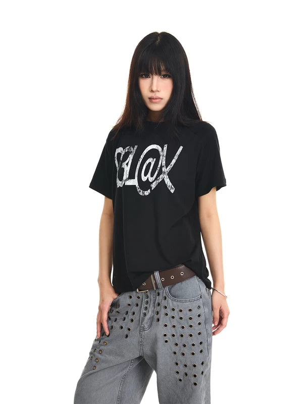 Distressed Print Slim Fit T-Shirt 2