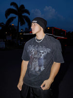 Distressed Retro Graphic Short-Sleeve T-Shirt 5