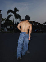 Distressed Retro Ripped Denim Pants 5