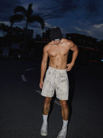 Distressed Short-Sleeve Shirt and Shorts Set 3