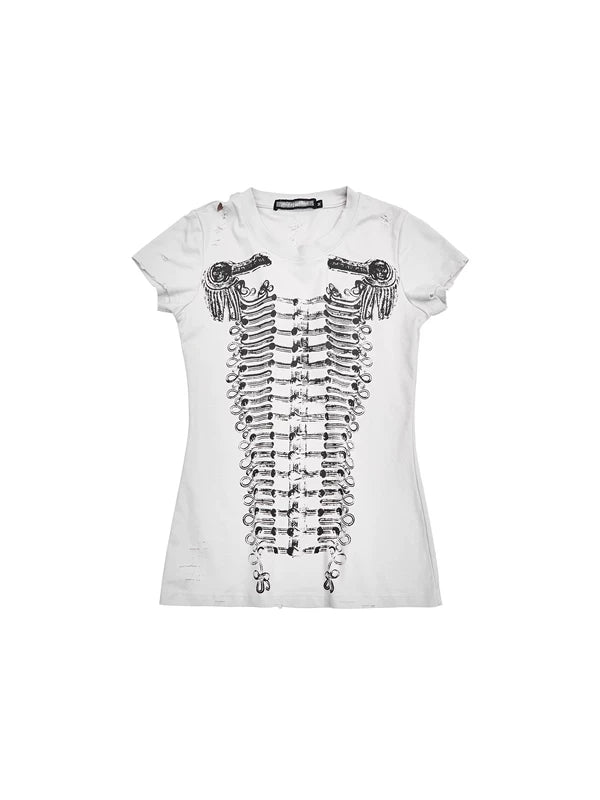 Distressed Slim Fit Graphic T-Shirt 5