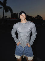 Distressed Slim Fit Long Sleeve T-Shirt 1