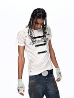 Distressed Slim Fit Short-Sleeve T-Shirt 2