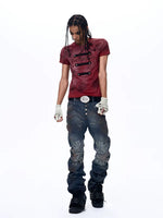 Distressed Slim Fit Short-Sleeve T-Shirt 5