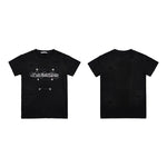 6232438538358,6232438538359,6232438538360,6232438538361, Distressed Slim Fit Short-Sleeve T-Shirt