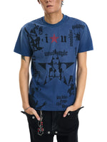 Distressed Star Print Boxy T-Shirt 1