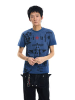 Distressed Star Print Boxy T-Shirt 3
