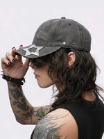 Distressed Star Studded Baseball Cap 3