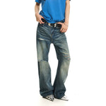 6092645257836,6092645257837,6092645257838,6092645257839,6092645257840, Distressed Straight Leg Jeans