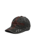 Distressed Studded Visual Kei Baseball Cap 5