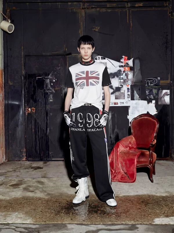 Distressed Union Jack Graphic Street T-Shirt 4