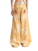 Distressed Vintage Loose-Fit Denim Pants 3