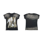 6232257019598,6232257019599,6232257019600,6232257019601, Distressed Visual Kei Graphic T-Shirt