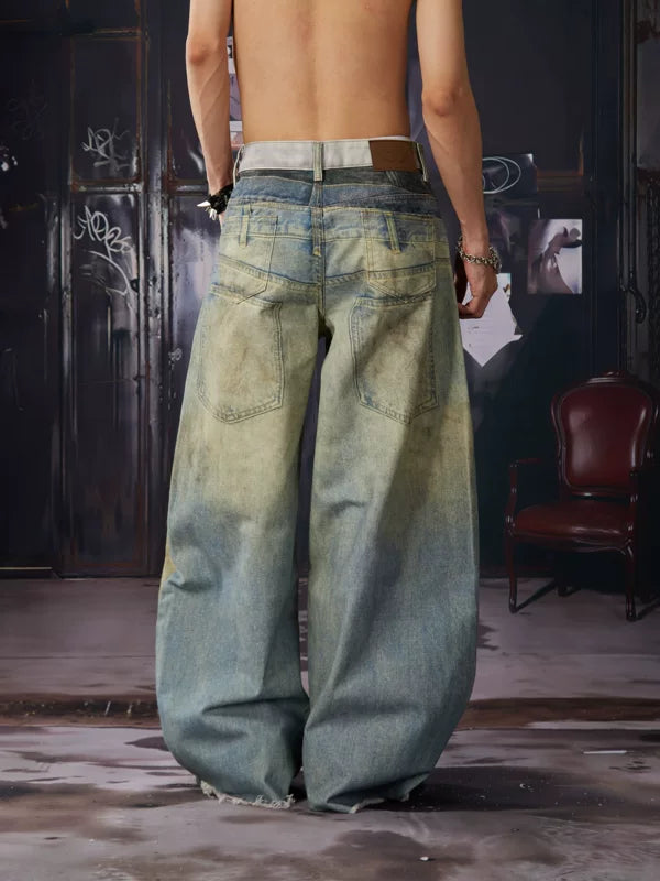 Distressed Wide-Leg Jeans 3