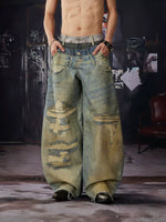 Distressed Wide-Leg Jeans 4