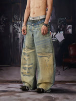 Distressed Wide-Leg Jeans 5
