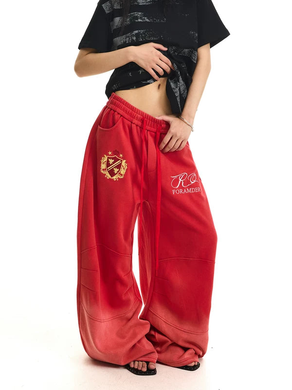 Distressed Wide-Leg Sweatpants 3