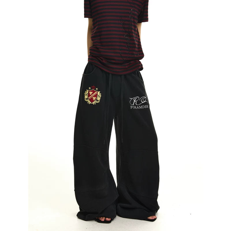 6091934900108,6091934900109,6091934900110,6091934900111, Distressed Wide-Leg Sweatpants