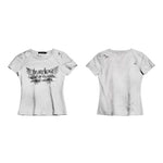 6226949919814,6226949919815,6226949919816,6226949919817, Distressed Wing Print Graphic T-Shirt