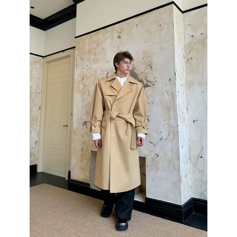 Double-Breasted Belted Trench Coat 2