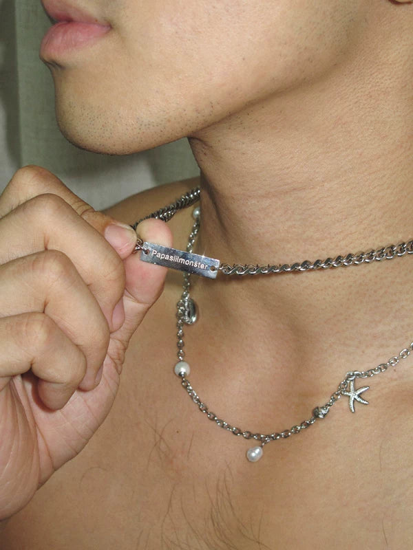 Double-Layer Cuban Starfish Shell Pendant Necklace 5