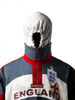 Double-Layer England Distressed Hooded Polo 2