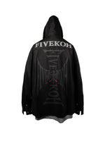 Double-Layer Faux Two-Piece Hooded Shirt 2