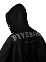 Double-Layer Faux Two-Piece Hooded Shirt 5